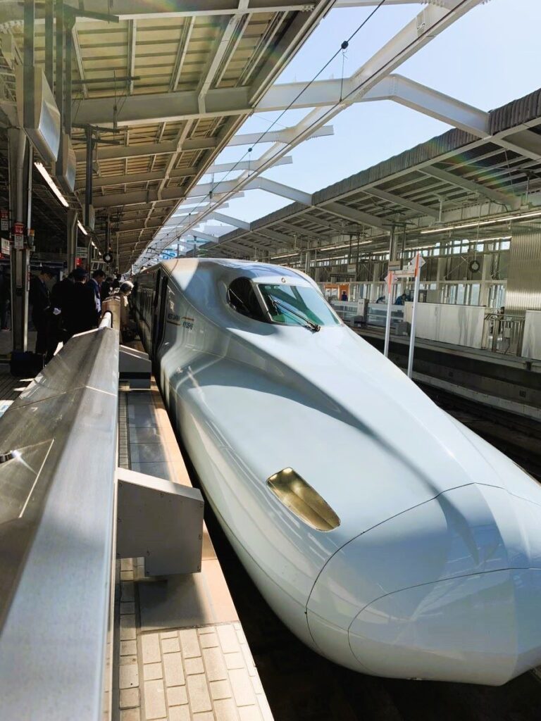 Osaka Bullet Train 2 Bullet train in Osaka Japan - Japan travel guide