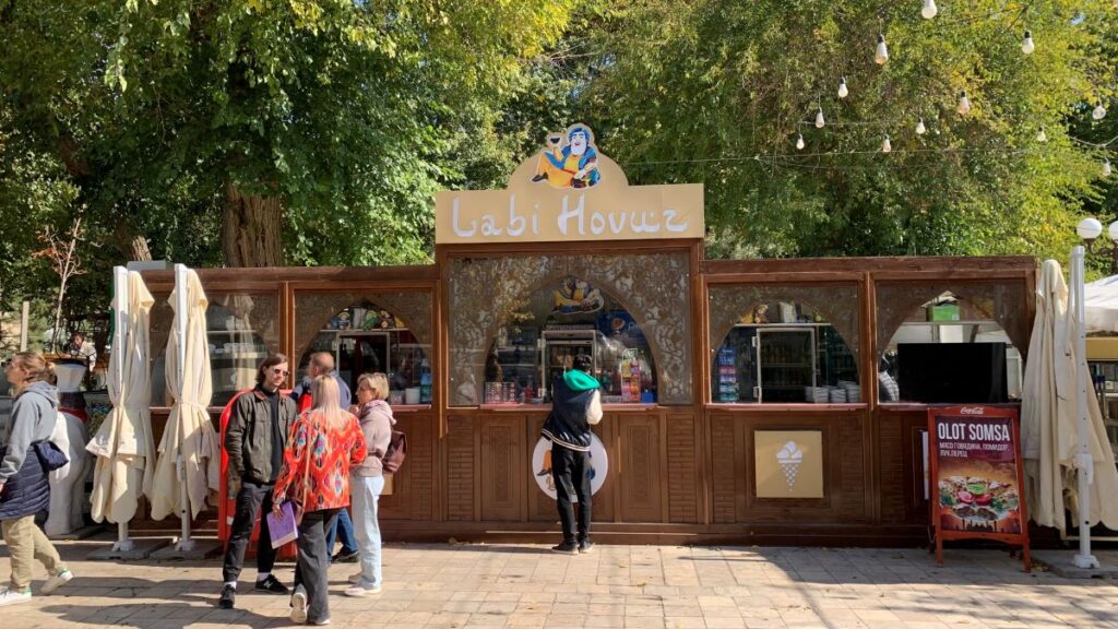 Coffee shop in Labi Hovez Bukhara