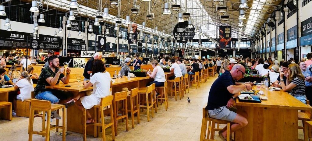 Lisbon's Time Out Market that not too many tourists know about.