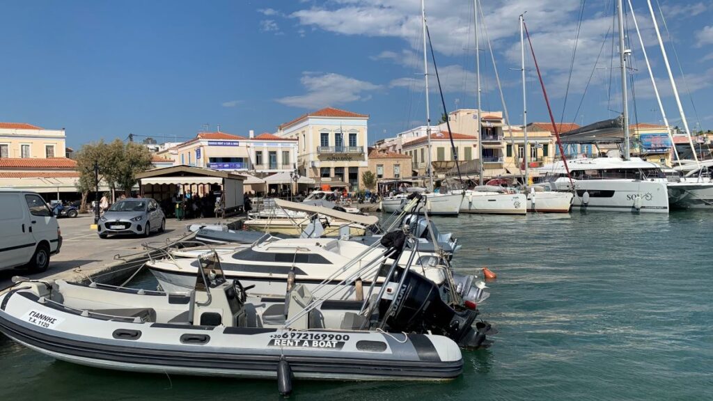 Picture of boats at the Aegina Island