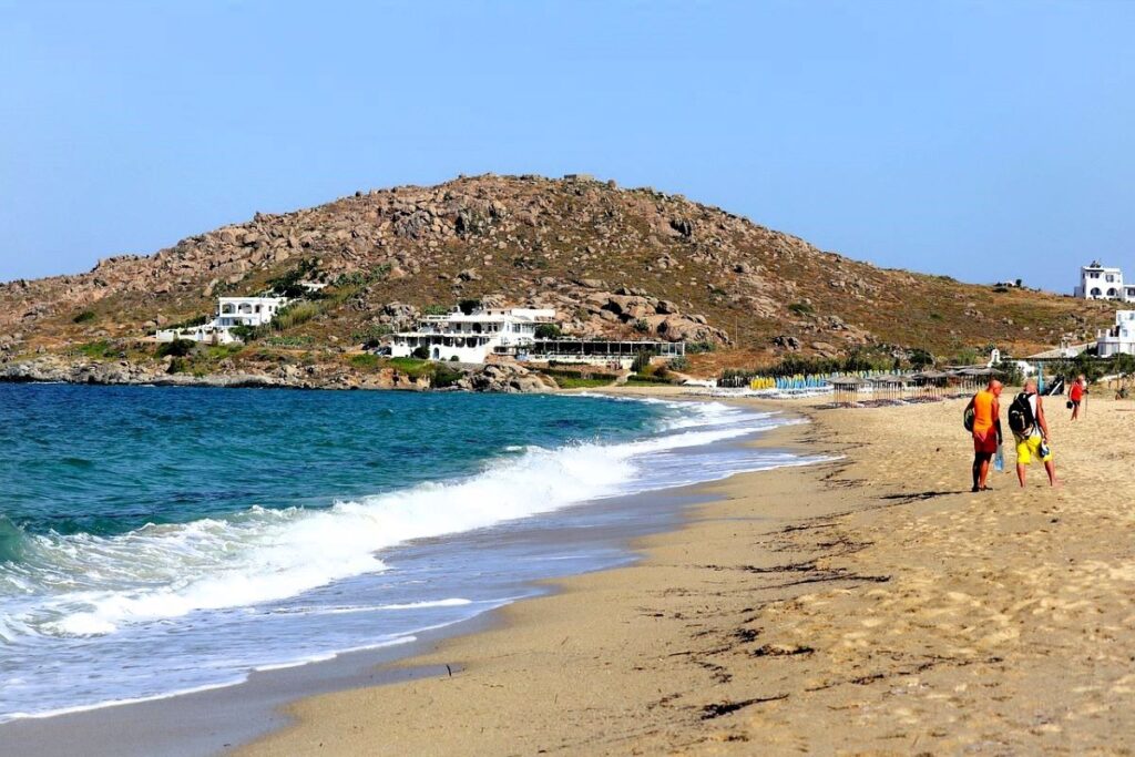 Naxos Island Beach in Greece