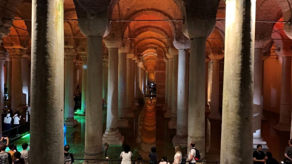 Basilica Cistern on your Istanbul 4 day itinerary