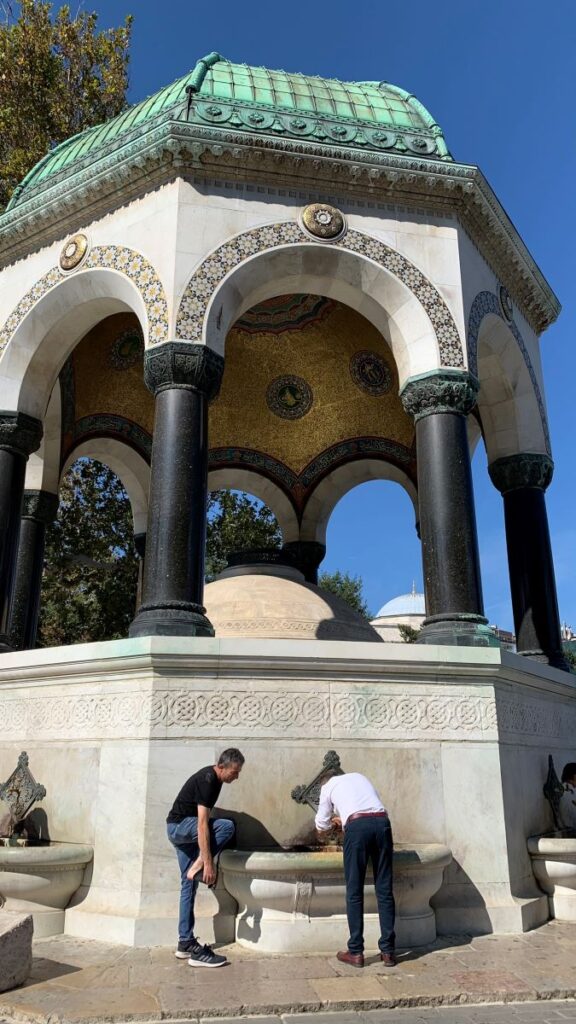 German Fountain in Sultanahmet in Istanbul