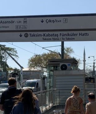 Istanbul Taksim Kabatas Funicular 1