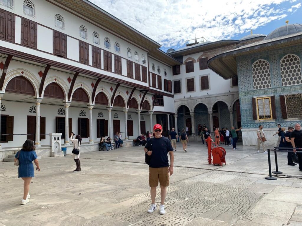 Topkapi Palace Terrace in Istanbul