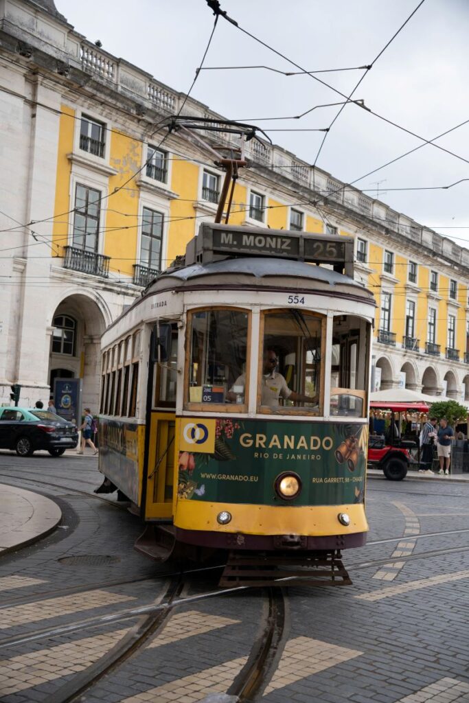 Tram 25 of Lisbon