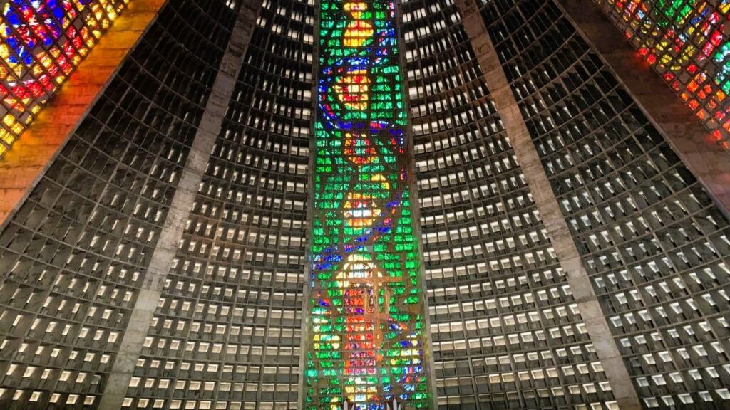 Rio de Janeiro Metropolitan Cathedral One of the things to see in Rio de Janeiro is to visit the Metropolitan Cathedral of Saint Sebastian