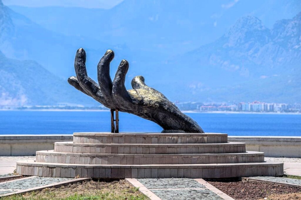 Karaalioglu Park Antalya Hand Statue is a great destination to be included in your travels to Turkey