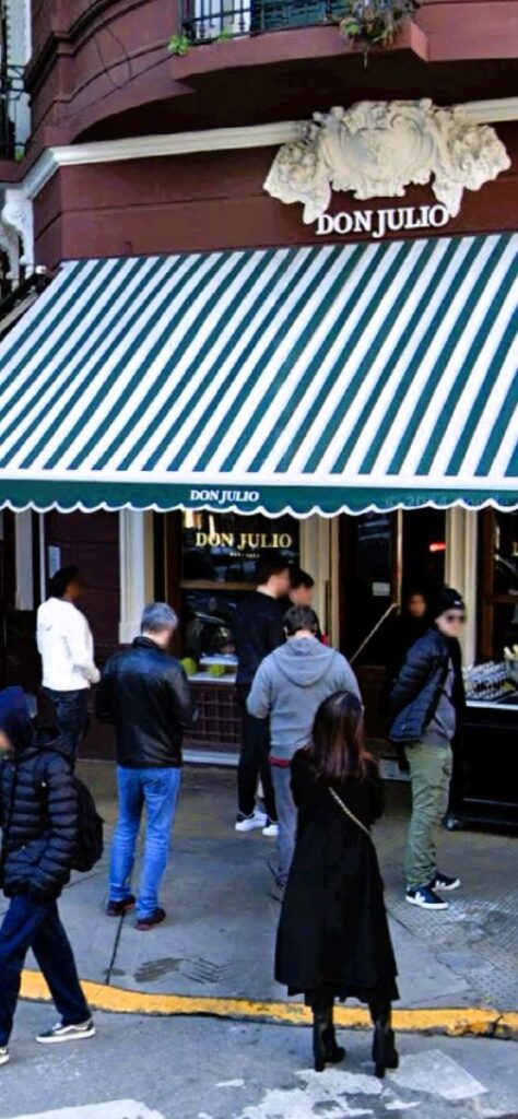 Buenos Aires Don Julio Steakhouse entrance Don Julio the best steakhouse in Buenos Aires