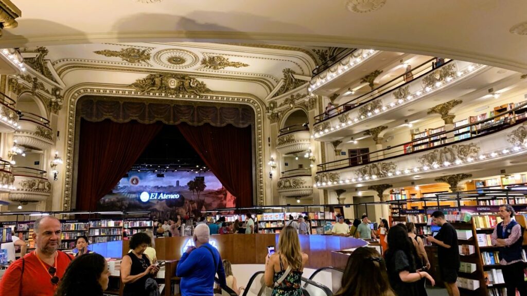 Buenos Aires El Ateneo Bookstore World-famous El Atnea Bookstore in Buenos Aires.