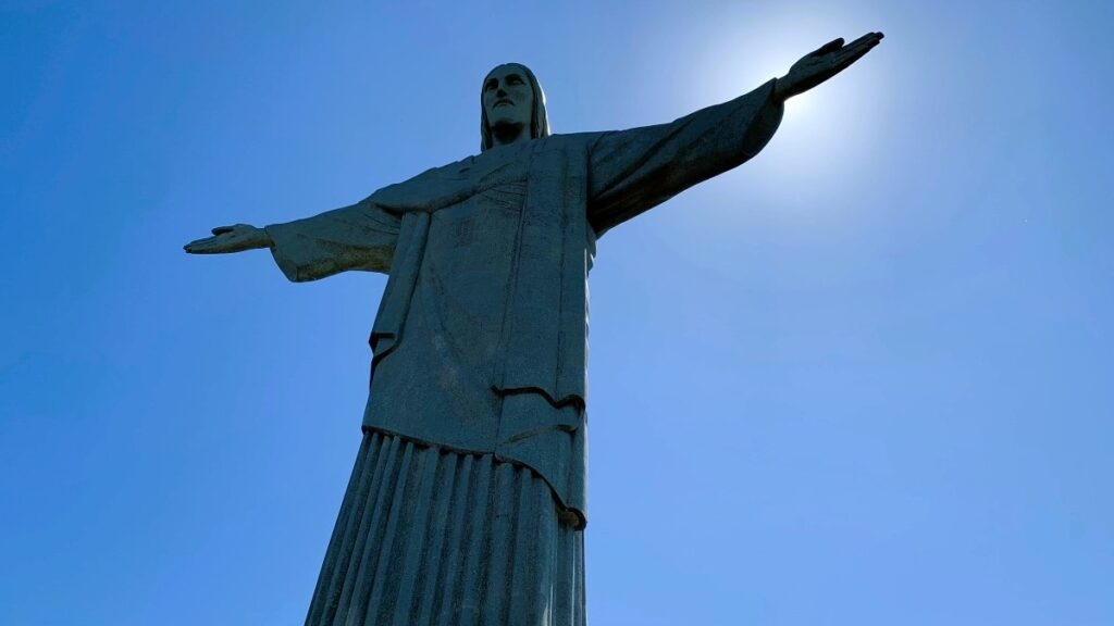Rio de Janeiro Christ the Redeemer Statue front Christ the Redeemer is one of the things to do in Rio de Janeiro