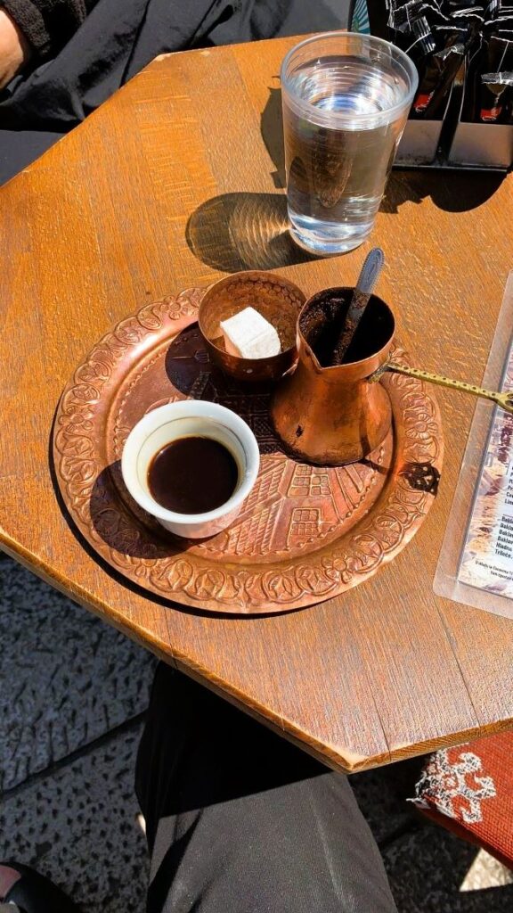 Sarajevo Coffee 1 Bosnian coffee served in Sarajevo