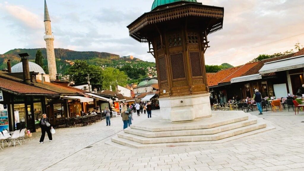 Sarajevo Square sebilji Sarajevo Bosnia Sebilji