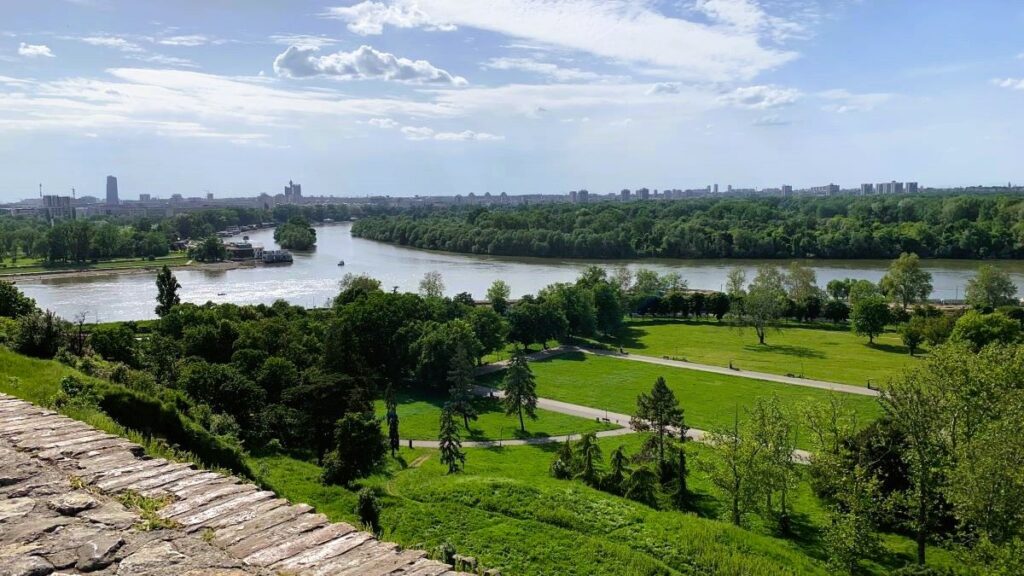 things to do in Belgrade - view of the confluence of Sava and Danube Rivers