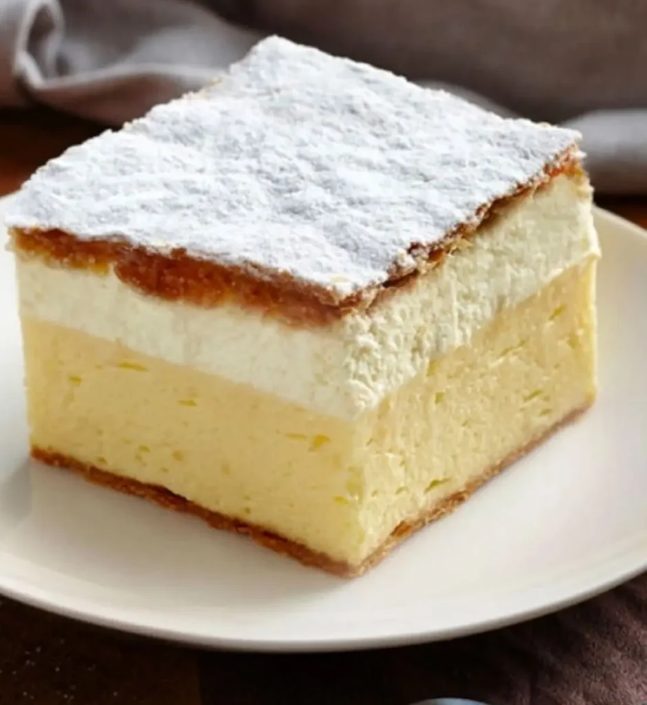 The famous Lake Bled Cream Cake