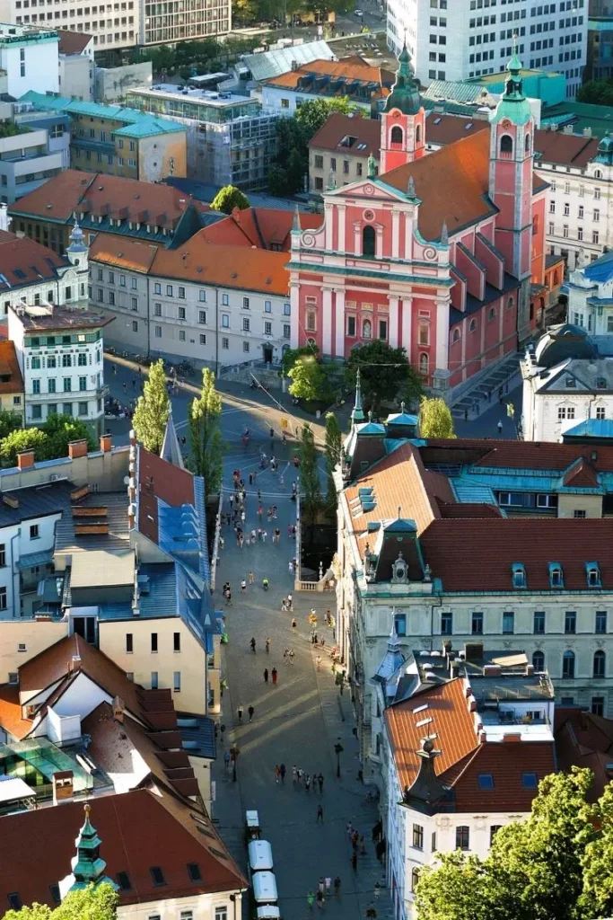 City view from Ljubljana Castle - one of the best things to do in Ljubljana