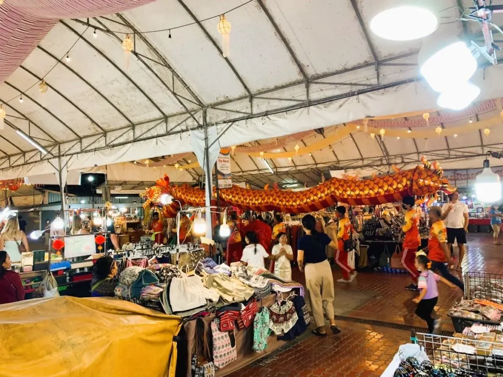 Chiang Mai Night Market on Chinese New Year