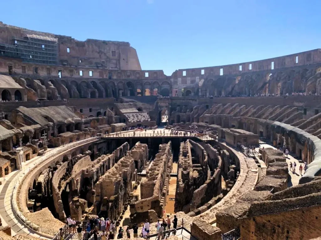 The Colosseum in Rome for the 3 day itinerary in Rome