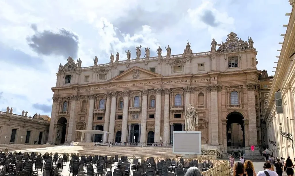 The beautiful Saint Peter's Basilica