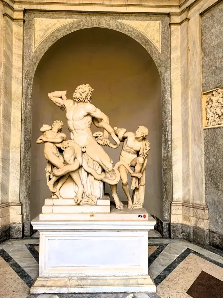 Laocoon and His Sons at the Vatican Museums for 3 days in Rome