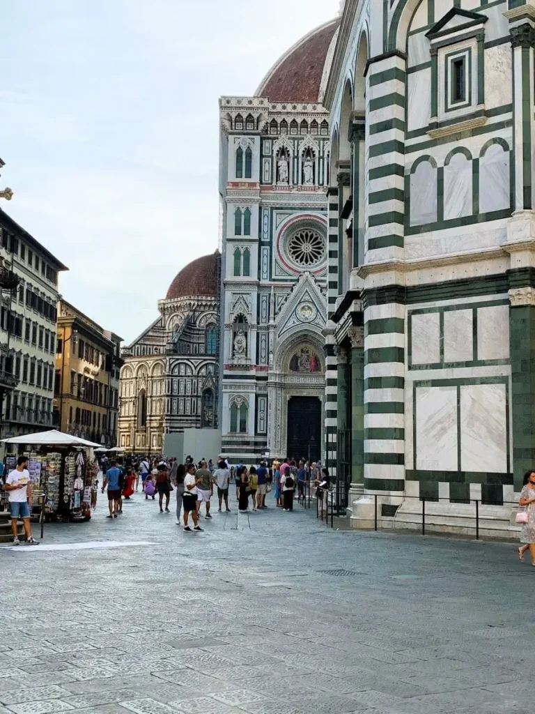 The stunning Florence Cathedral at Piazza del Duomo
