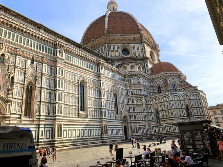 Florence Cathedral, also known as the duomo, located in the cathedral complex Piazza del Duomo