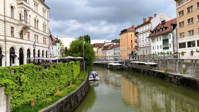 Ljubljanica River in Ljubljana, for where to stay in Ljubljana